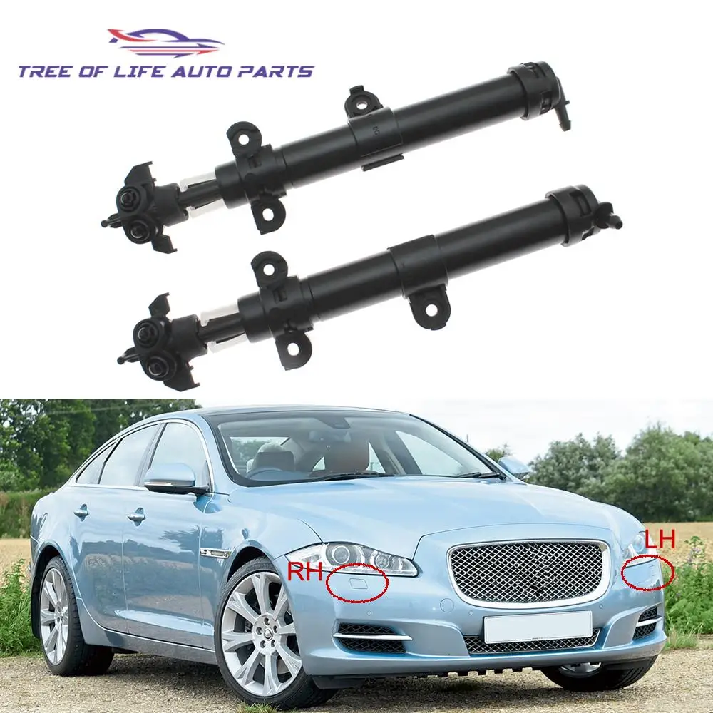 

For Jaguar XJ X351 XJL 2011 2012 2013 2014 2015 New Front Headlight Washer Nozzle Headlamp Cleaning Spray Pump Cylinder C2D21521