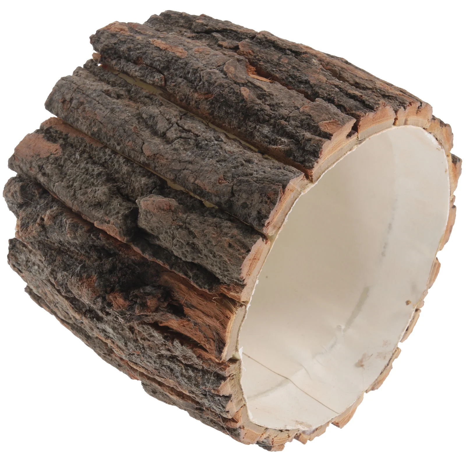 

Wood Pile Farmhouse Flower Bucket Wooden Pots Tree Stump Planter Creative Bonsai