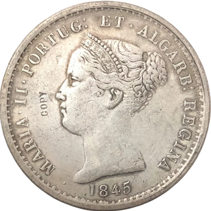 

1845 Португалия 1000 REIS КОПИЯ доллара
