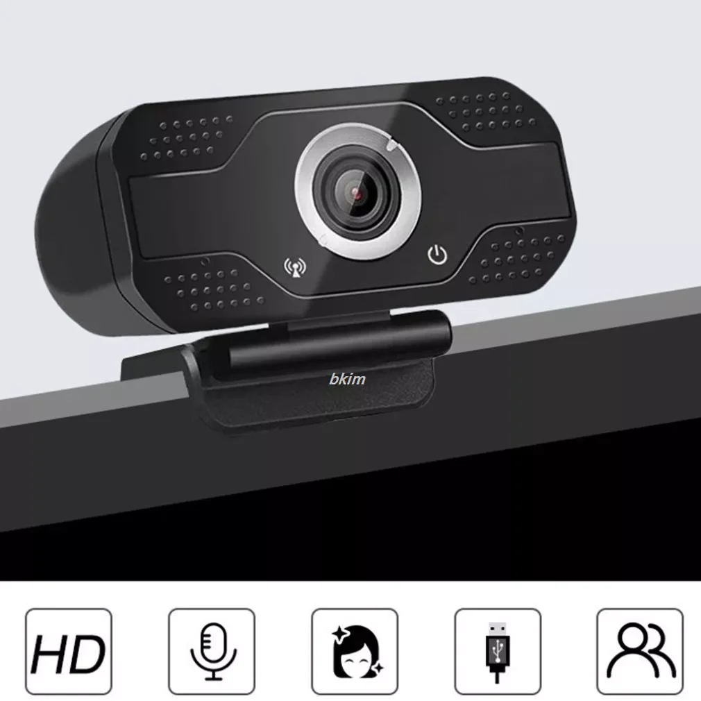 

Webcam 1080p, Web Camera With Microphone For PC, USB Web Cam For Computer 1920x1080 Resolution For Live Broadcast Video