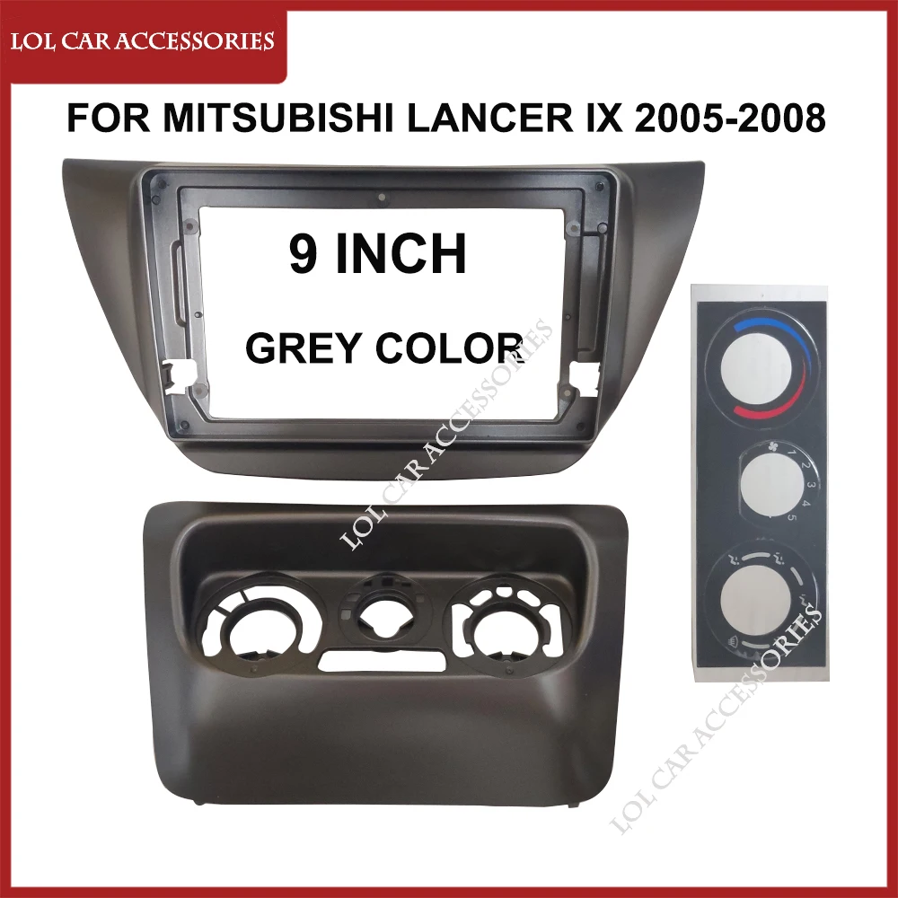 Облицовка для автомобильного радио 9 дюймов MITSUBISHI Lancer IX 2005-2008 рамка