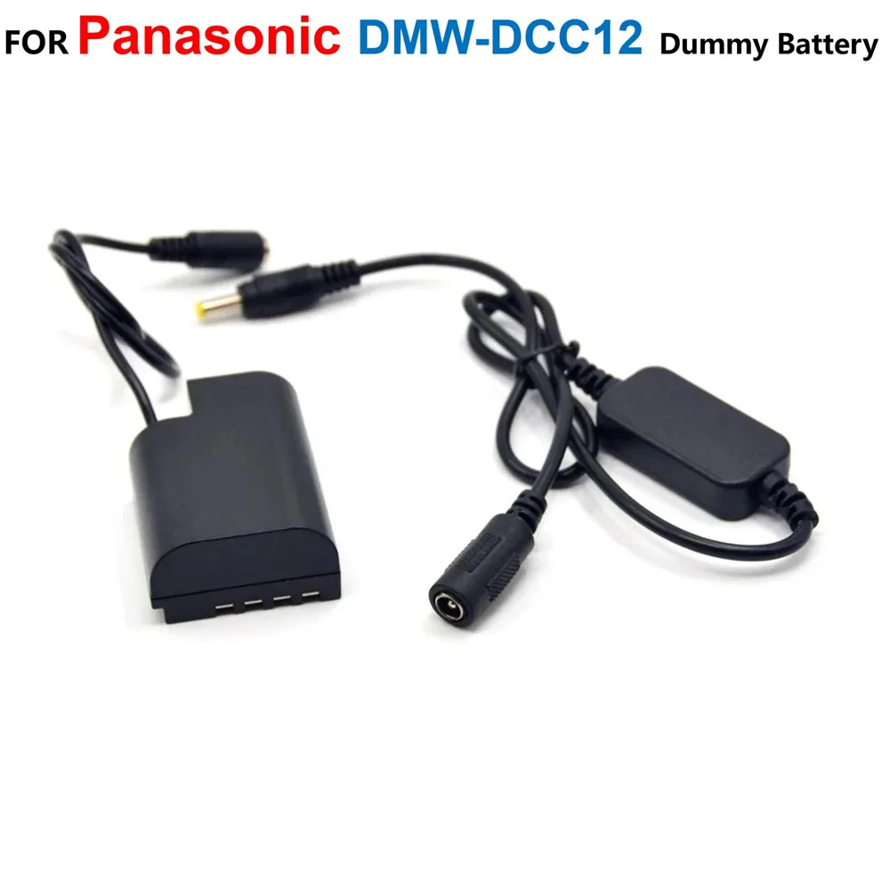 

12V-24V Step-Down Power Cable+DMW-DCC12 DMW-BLF19E Dummy Battery For Panasonic Lumix DMC-GH3K DMC-GH4 DMC-G9 DMC-GH5s GH3 GH5