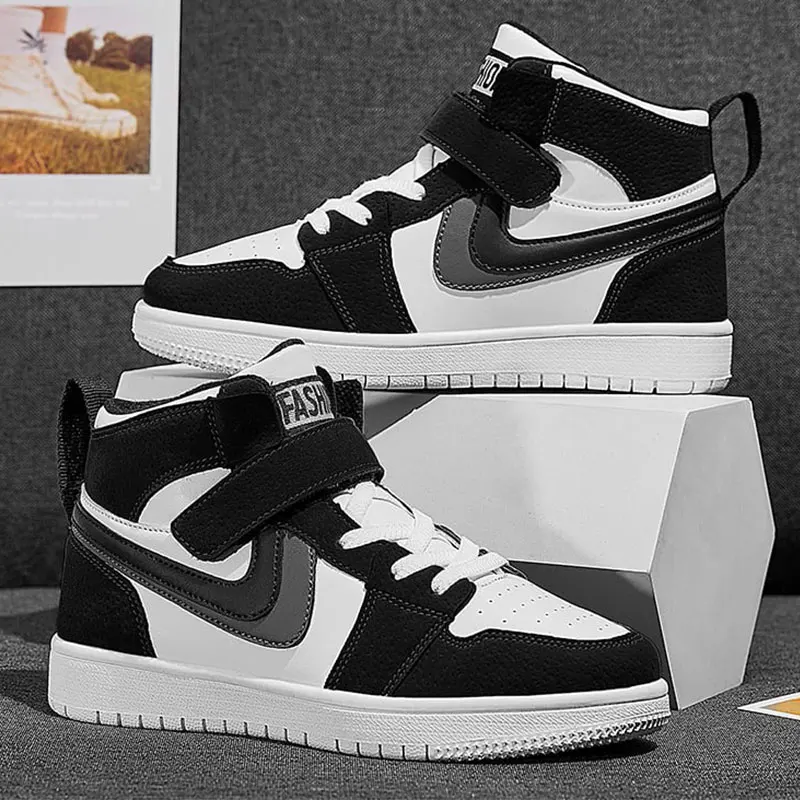 

Fashion Kids High Top Shoes Force No.1 Shoes Children Casual Shoes Comfortable Boys Girls Board Shoes Kids Sneakers Size 28-38