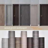 90 width wood grain door stickers for wardrobe cupboard table closet furniture waterproof pvc self adhesive wallpaper home decor