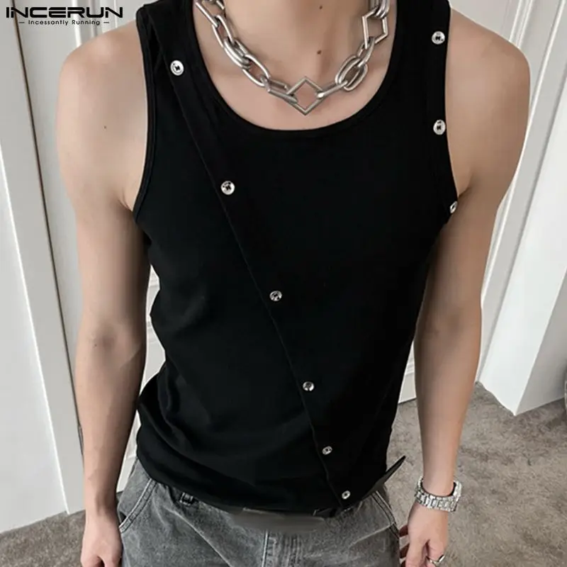 

Мужская футболка с круглым вырезом, без рукавов