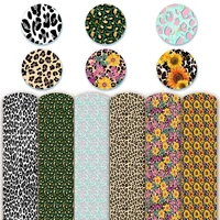 faux synthetic leather fabric leopard printed leather sheets for bow knot bags wallet earring phone case scrapbook diy 2230cm
