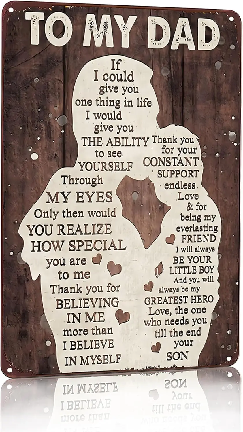 Забавные подарки моему папе всегда буду мой герой знак папы от сына идеально