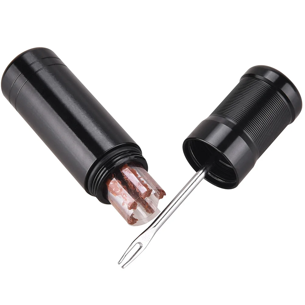 

Tire Sealant Repair Kit Plug Puncture Cycle Accessory Emergency Aluminum Alloy Tubeless Tool Rubber Strip Fixing