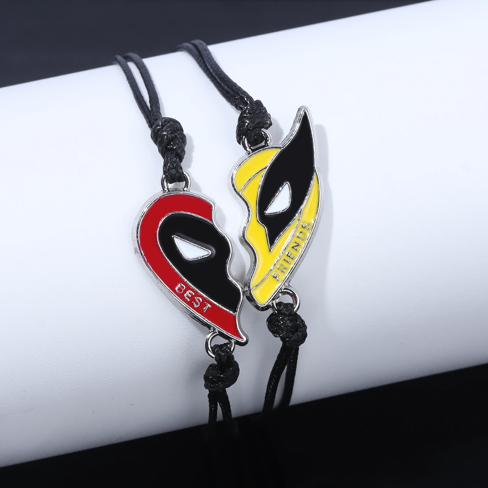 Супер Марвел Дедпул 3 Фильм Браслет Унисекс Металлический С Подвеской В Форме