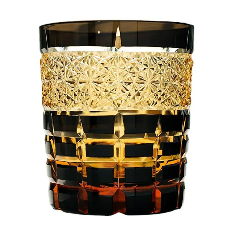 

European-style Creative Whiskey Glass High-end Crystal Glass Red Wine Glasses Beer Cup Home Personalized Luxury Crystal Glass