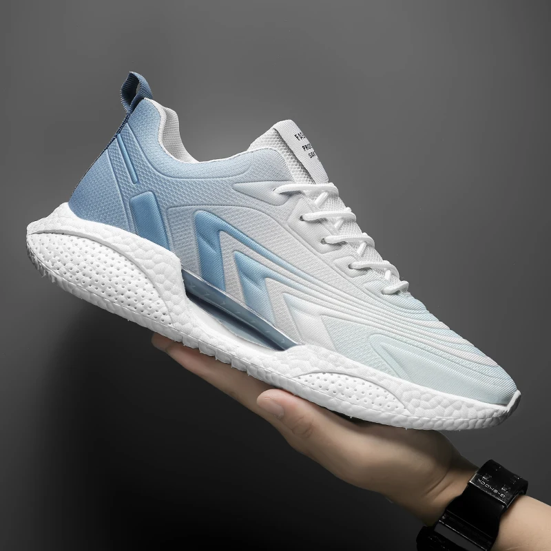 Women Running Shoes Fashion Casual Sneakers Mesh Lace Up Thickening Couple Shoes Comfortable Breathable Zapatillas Mujer 36-44