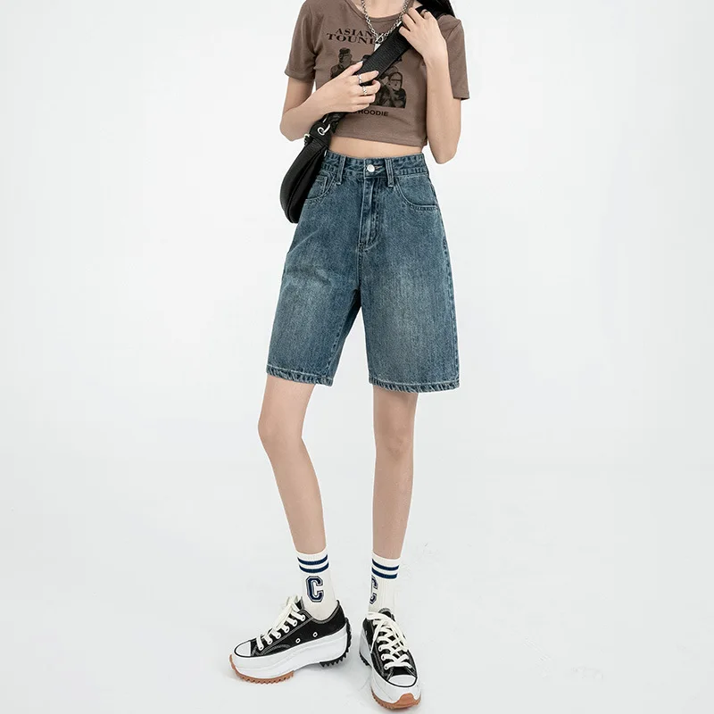 

Baggy Denim Shorts