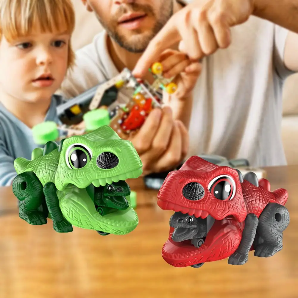 

Catapult Car Toy Cartoon No Deformation Parent-child Interaction Catapult Car Inertia Car Toy Animal Catapult Car Toy 1Set