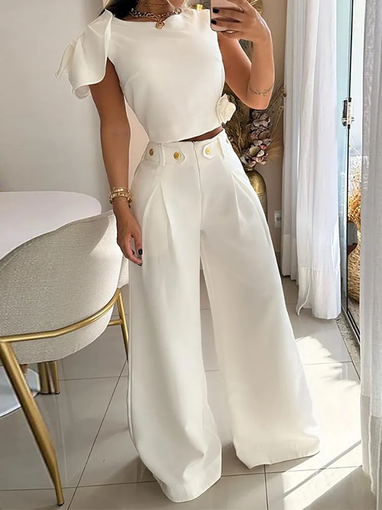 Deioao женский комплект футболка и брюки