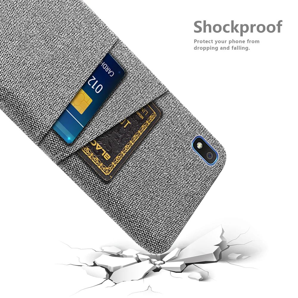 

Fabric Case Case For Samsung galaxy A10 A10E A20 A20E A30 A40 A50 A70 S A01 A02S A11 A21 A31 A41 A51 A71 Fabric Dual Card Cover