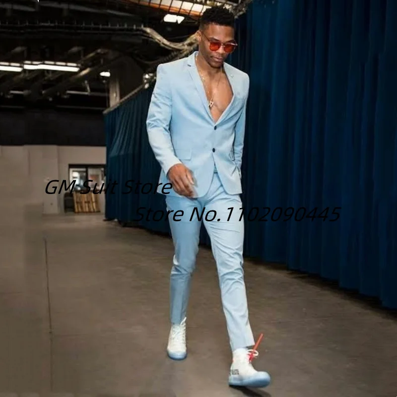 Men's Tuxedo Solid Color Single Breasted 2-Piece Set Casual Business Wedding Groom Blazer Jacket and Cropped Pants 2023