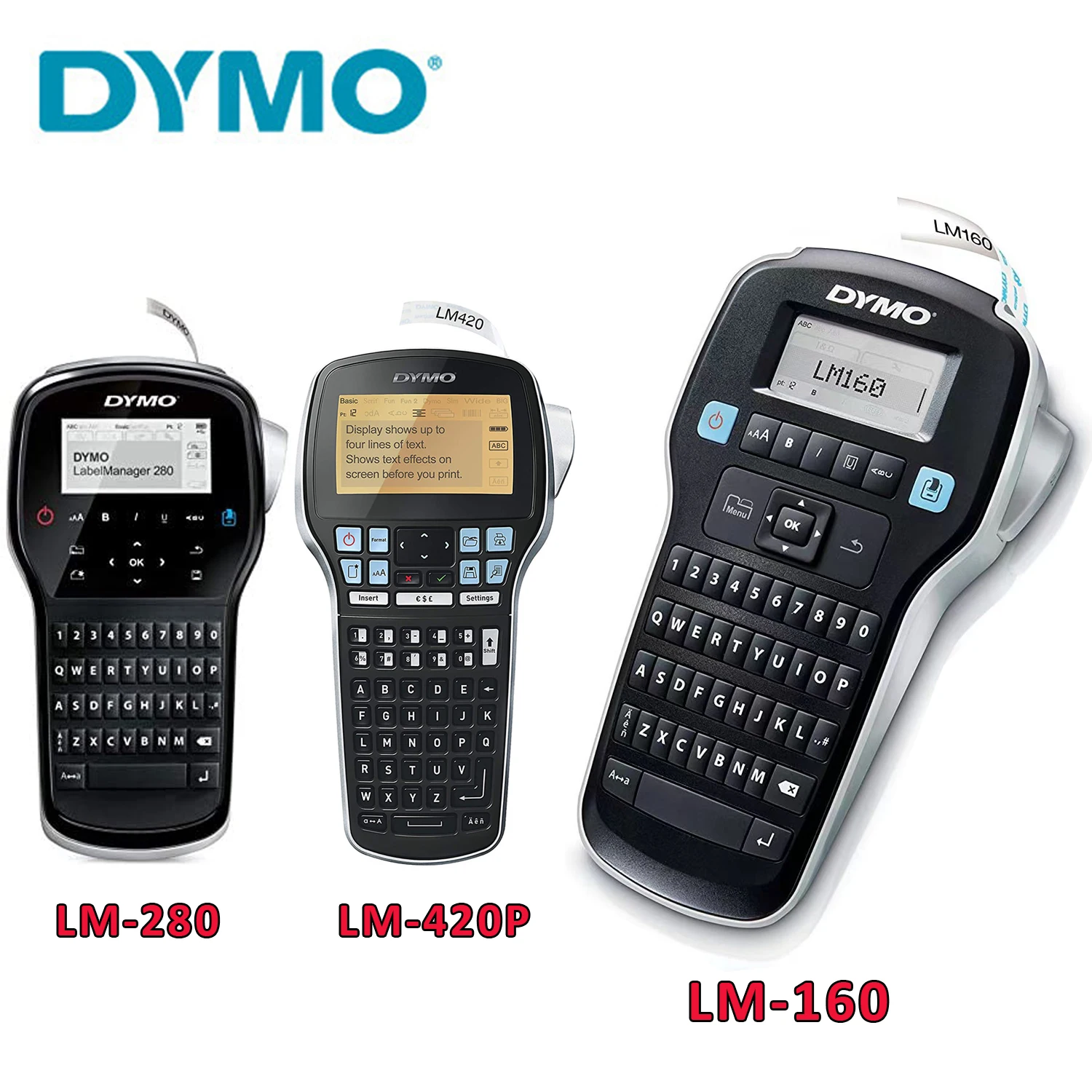 

DYMO LM160/DYMO LM280/DYMO LM-420P/LM-210D Printer for 6mm/9mm/12mm/19mm 45013 45010 45018 45021 45023 40913 43613 LabelManager