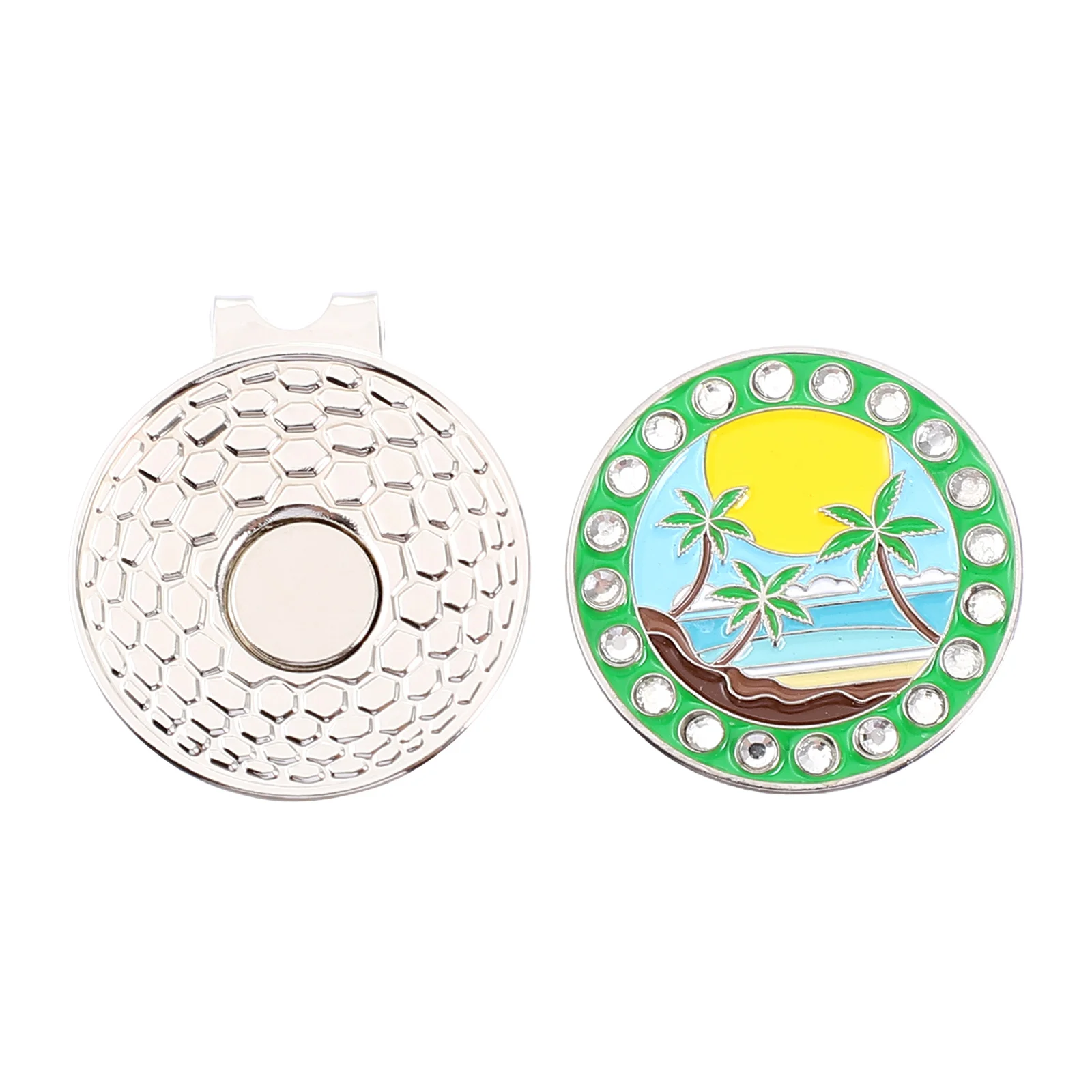 

Markers with Hat Clips Sports Court Accssories for Men Golfer