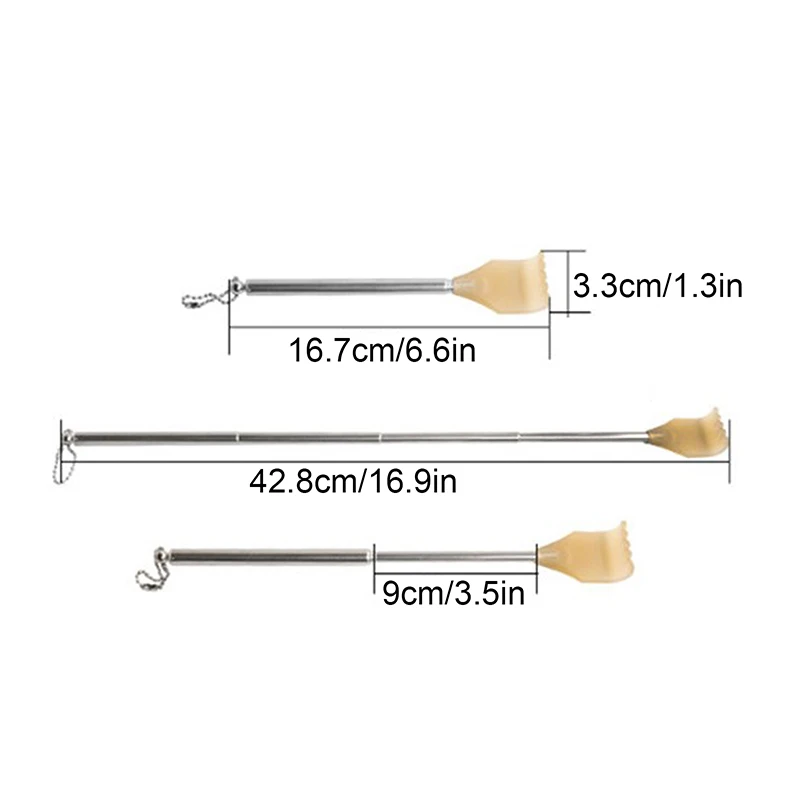 

Adjustable Back Scratcher Steel Back Massage Telescopic Anti Itch Claw Massager Back Massage For Elders Tickle MassageStick