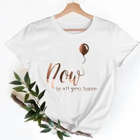 short sleeve balloon letter lovely ladies women t shirts fashion casual clothing summer female tee graphic tshirt clothes
