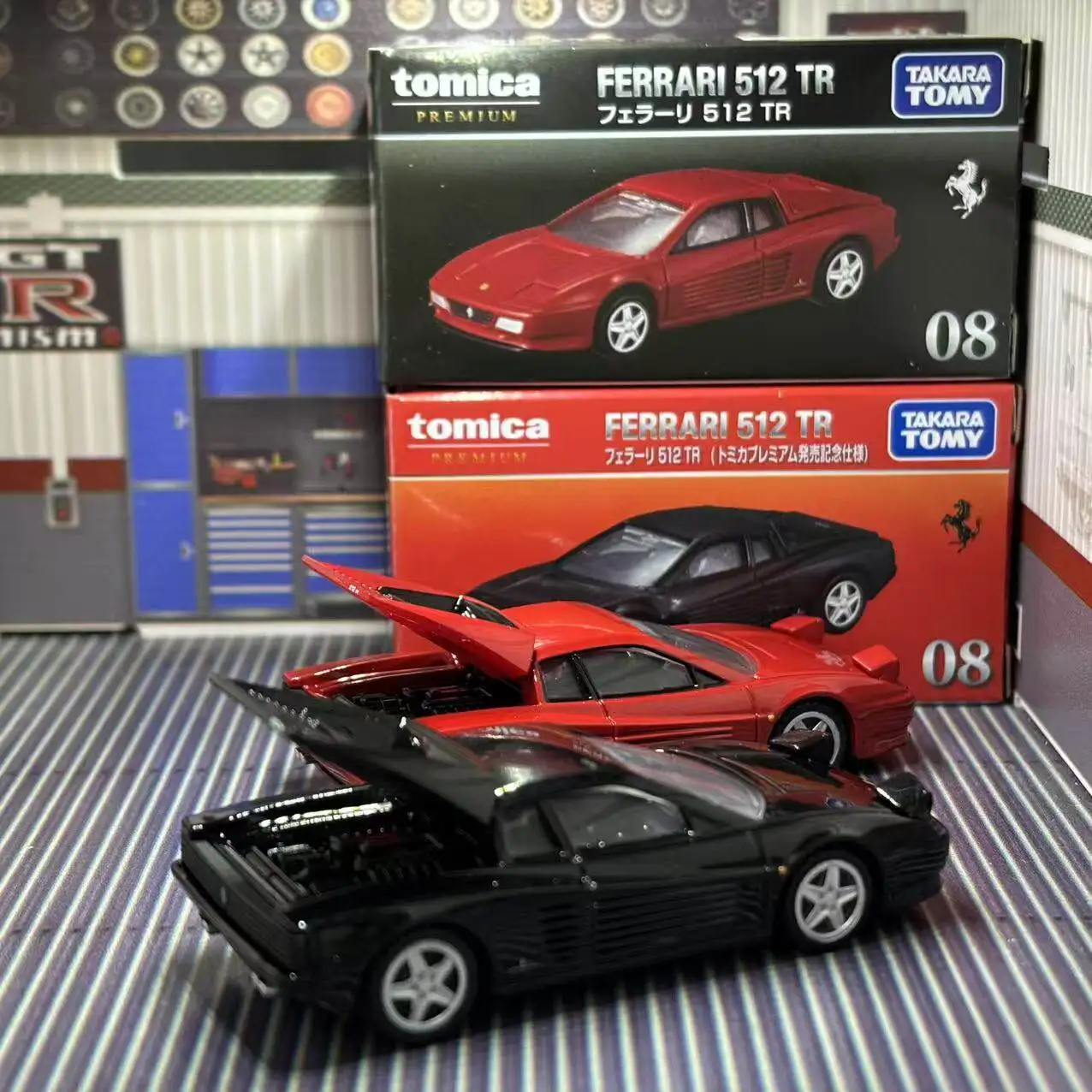 Фото Коллекционная модель Takara Tomica Premium 08 Ferrari 512 TR: Аутентичная реплика, литая под давлением, винтажный суперкар из сплава, предмет для хобби и декора №3