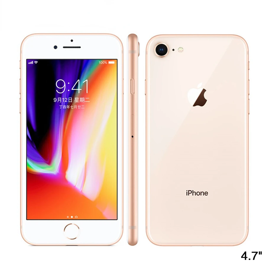 

iPhone 8 iphone8 2GB RAM 64GB/256GB Hexa core IOS 3D Touch ID 12.0MP Camera 4.7" inch Fingerprint 1821mAh|Cellphones