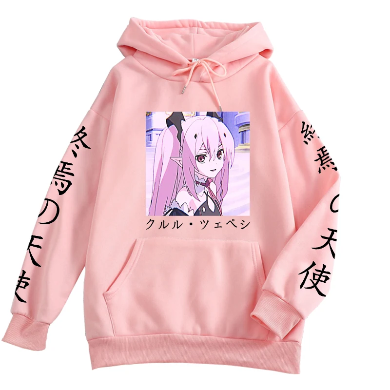 

2022The blazing angel vampire queen Kruru anime at the end of the Japanese anime cute girl print hoodie sweatshirt