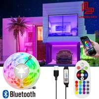 led 5050 neon light bluetooth led strip light tv backlight color rgb tape led lights for room decor luces led para habitacion
