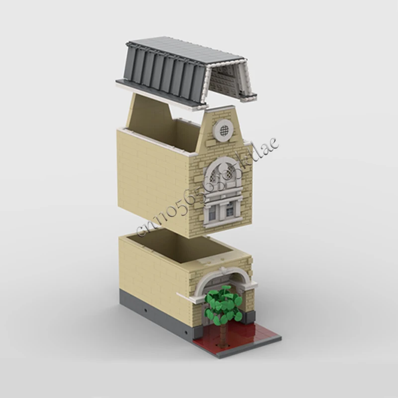 971 шт. городская уличная сцена маленький империй MOC настроить модульный строительный блок простой популярный образовательный DIY праздничные игрушки подарки (art.: 3920d421eb4e1) - 3920d421eb4e1