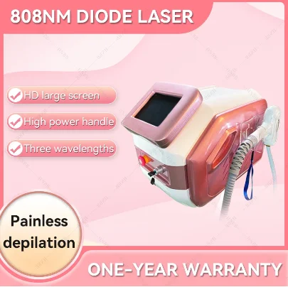 

2023 Portable 808nm Diode Laser Hair Removal Machine Three Wavelength Beauty Remova