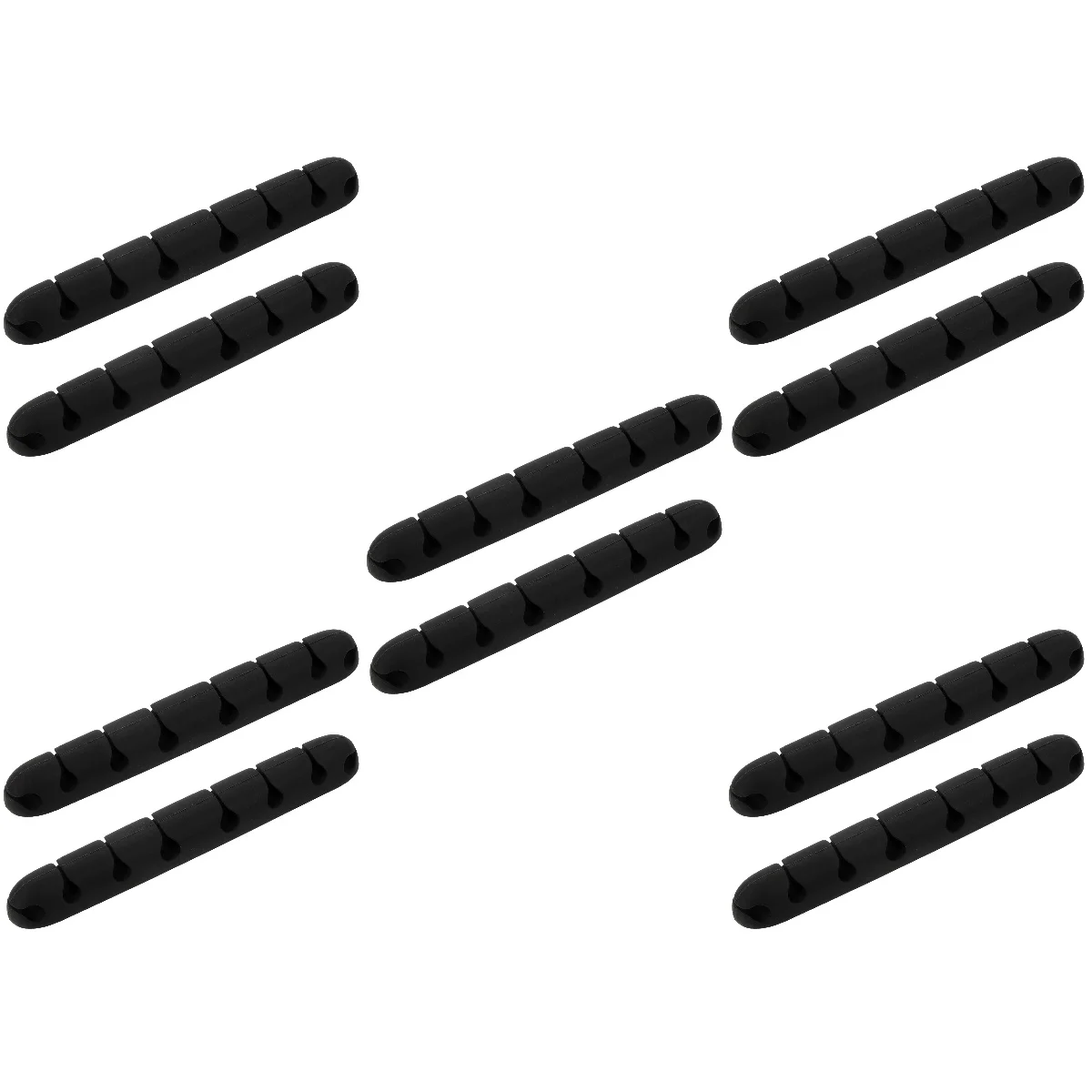 

10 шнуров, 8 слотов, Кабельное управление, клейкий органайзер для Usb-шнура