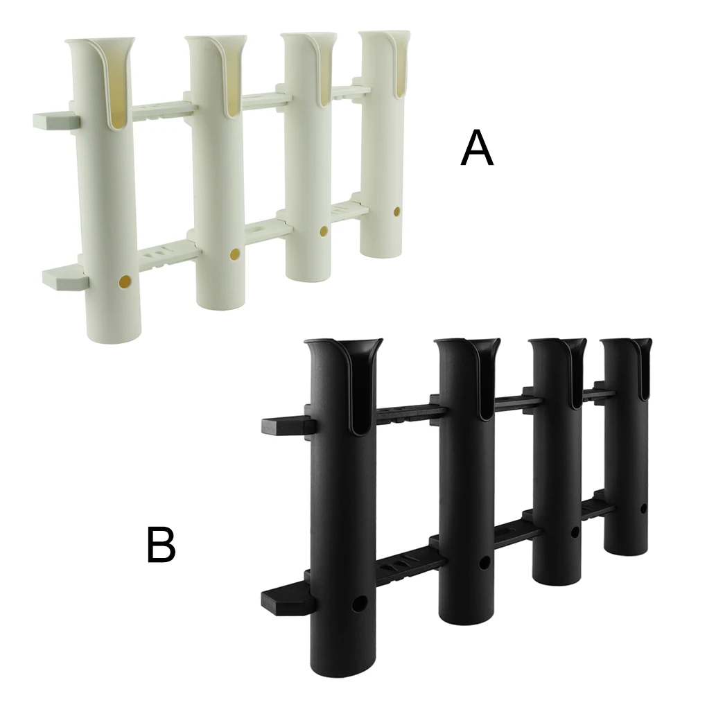 

Fishing Rod Holder 4 Linked Tubes Pole Rack Socket Support Portable Organizer Mulitifunctional Accessories Kayak