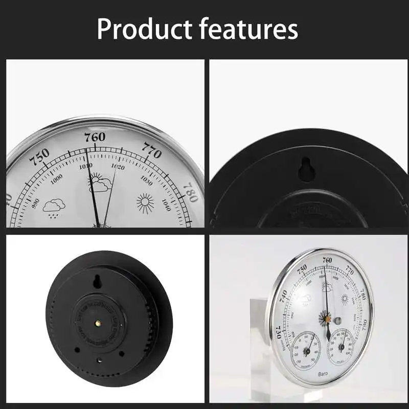 Настенный бытовой термометр гигрометр высокоточный манометр инструмент для