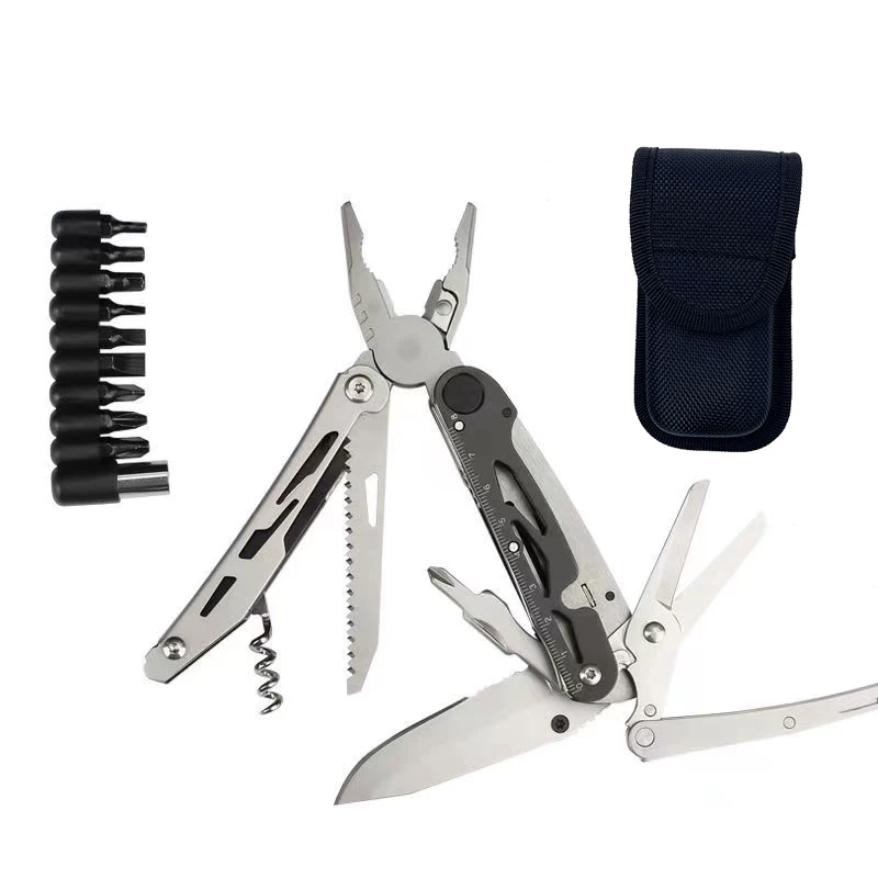 

Многофункциональные плоскогубцы BHBT, складной Мультитул, нож, пила, Походное оборудование для повседневного использования со съемными ножницами, ручные инструменты