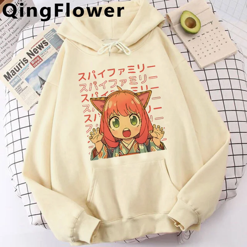 

spy x family hoodies men streetwear harajuku male hoddies pullover graphic