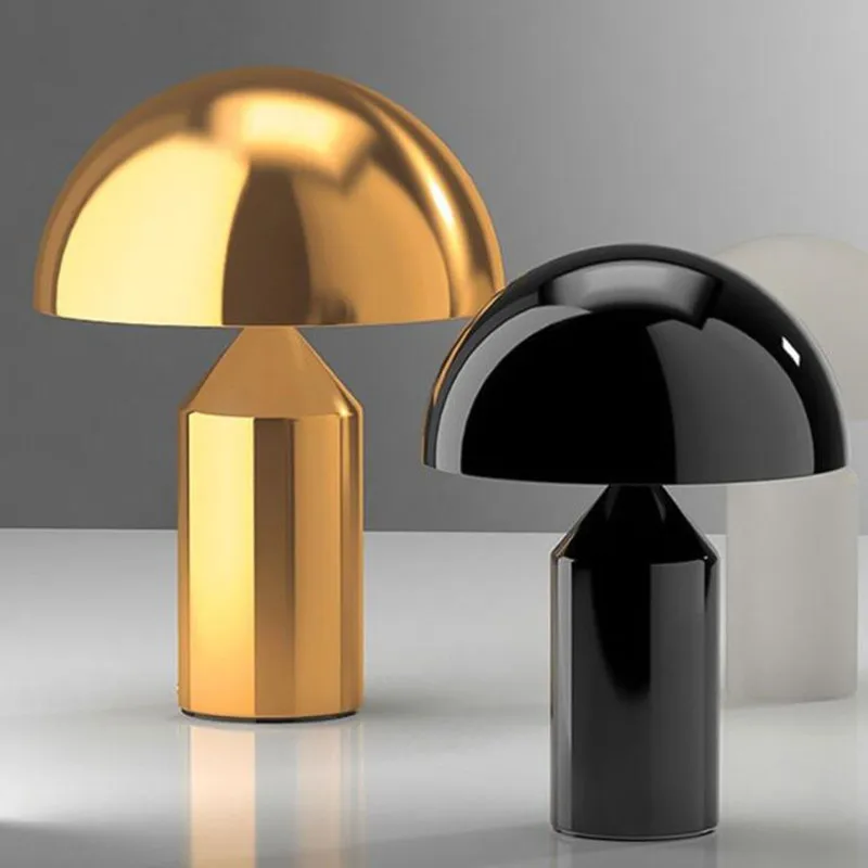 

Mushroom Table LED Lamp Postmodern Minimalist Light Bedroom Bedside Study Table Light Nordic Personality Luxury Design Lamp