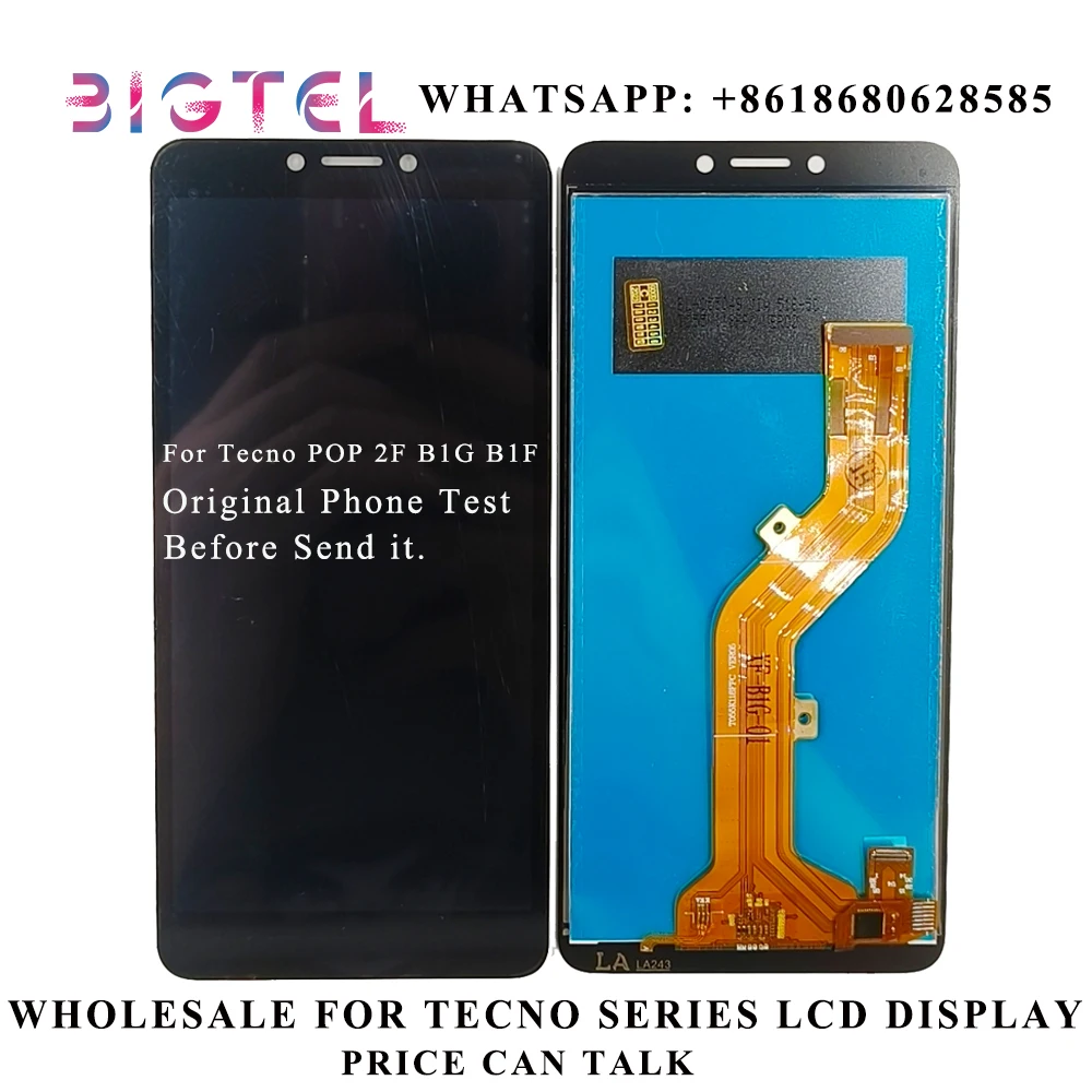 

For Tecno Pop 2F 2 B1G B1F LCD Replacement Mobile Phone LCD Display Touch Digitizer Screen Assembly