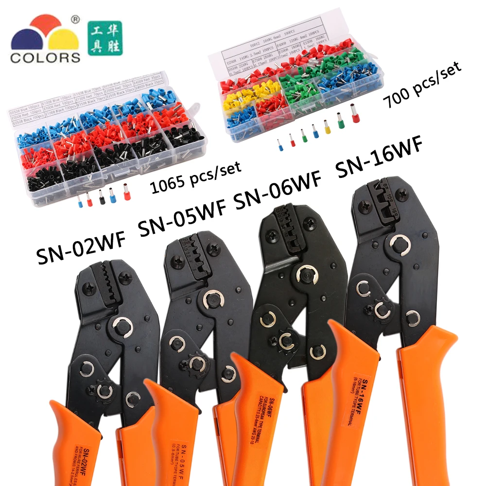 LUBAN SN-02WF SN-05WF SN-06WF SN-16WF MINI EUROP STYLE обжимной инструмент обжимные клещи 0,25-6 мм2 многофункциональный инструмент руки