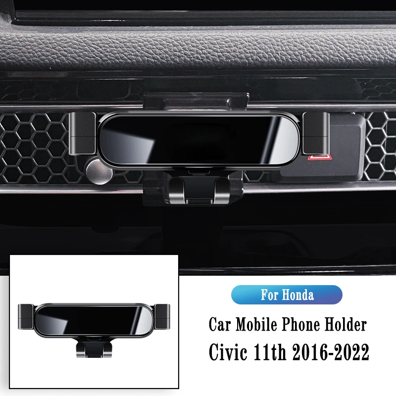 

Gravity Bracket For Honda Civic 2016-2022 Gravity Navigation Bracket GPS Stand Air Outlet Clip Rotatable Support Accessories