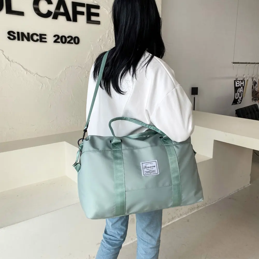 Travel Duffel Bag Sports Tote Gym Bag Shoulder Weekender Overnight Bag for Women Gym Accessories for Women,Green