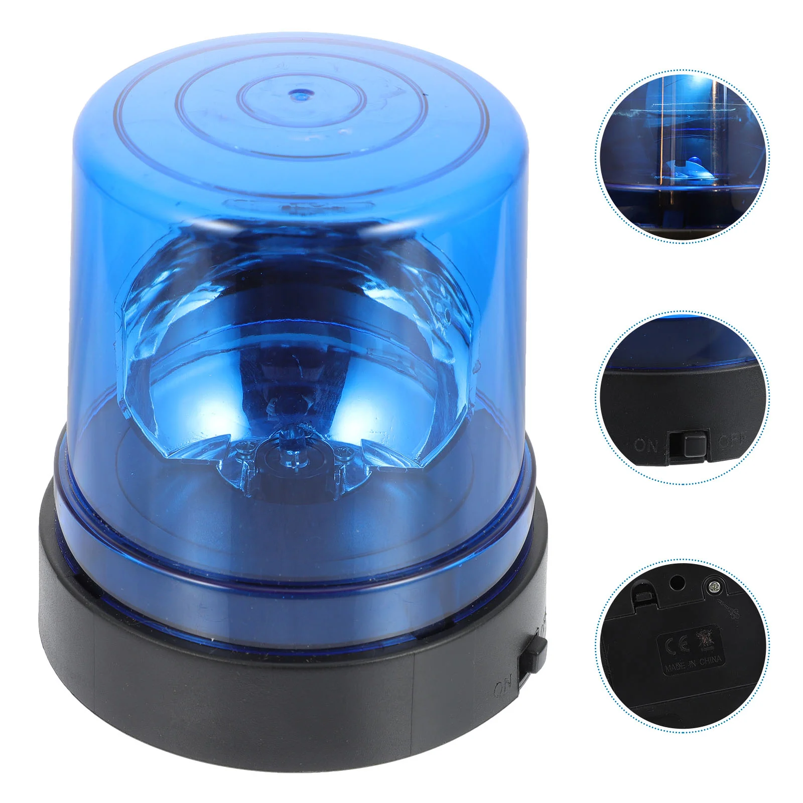 

Police Light Toy Car Toys Red LED Decorative Alert Lamp Flashing Plastic Rotating Alarm Polices Warning Girophare gendarmerie