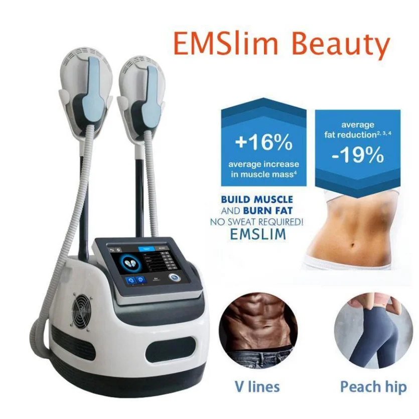 

2 Applicators Emslim Burns Fat Muscle Body Contouring Em Slim Machines Burn Fat Tesla Sculpt Hiems