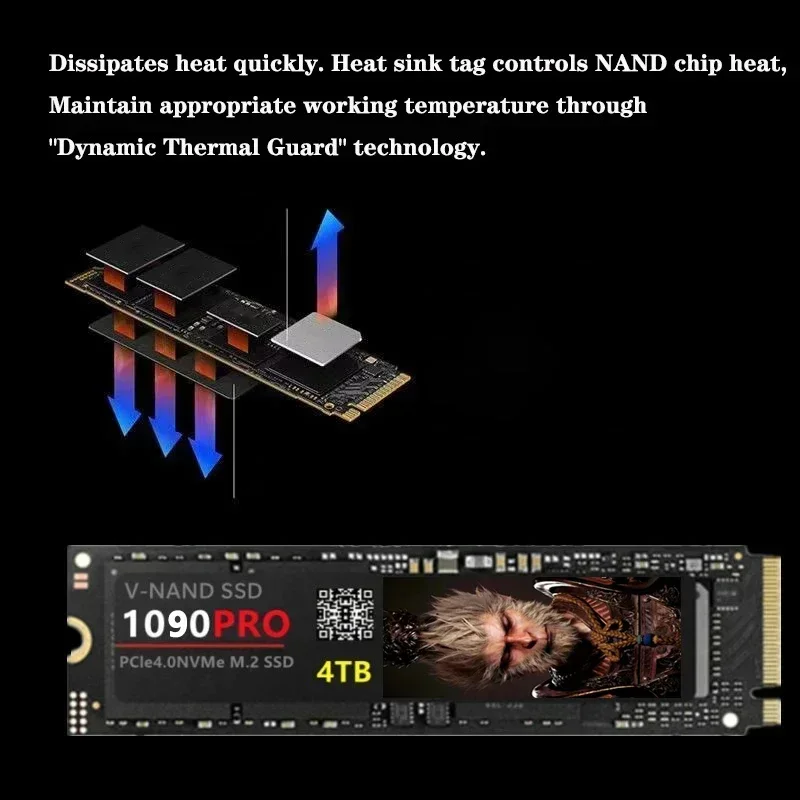 SSD 8 ТБ M2 Nvme M.2 2280 PCIe4.0 X 4 990 1090pro 2 1