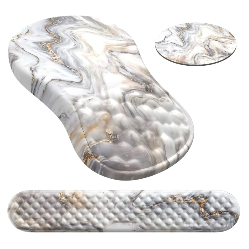 Удобный коврик для мыши из пены с эффектом памяти 3 шт. клавиатуры и идеально