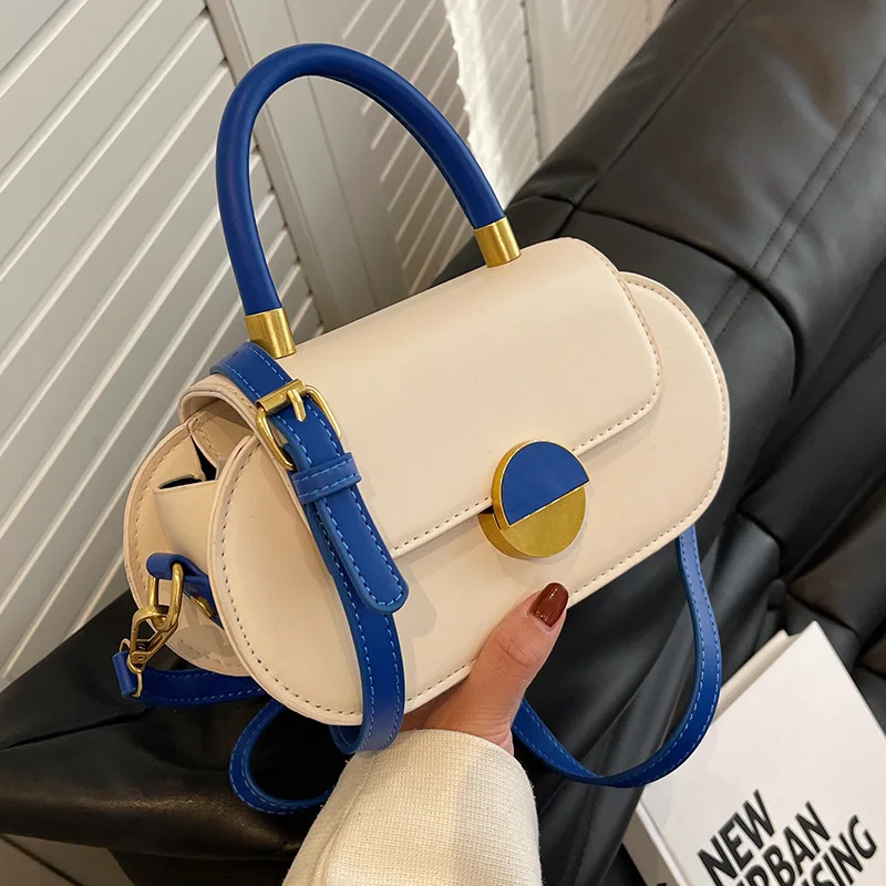 

High-quality One-shoulder Women's Bag 2022 New Fashion Hand-held Small Square Bag One-shoulder Messenger Small Square Bag