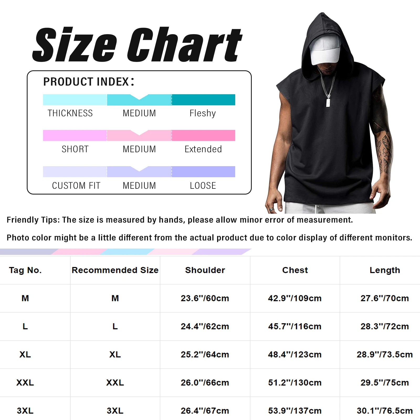 Summer Mens Sleeveless Hooded Tank Top Male Soild Athletic Loose T-shirt for Gym Muscle Bodybuilding Workout Sports Running