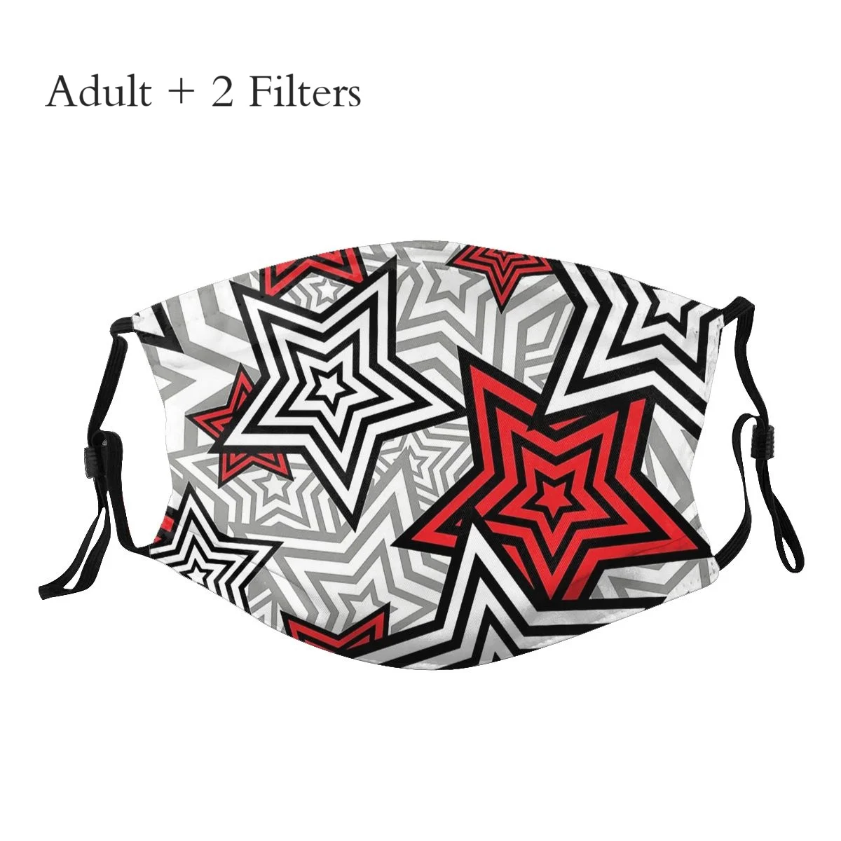 

Новейшая маска Persona 5 Morgana Game со звездами на фоне лица, цветной универсальный моющийся полезный для здоровья с фильтрами PM2.5