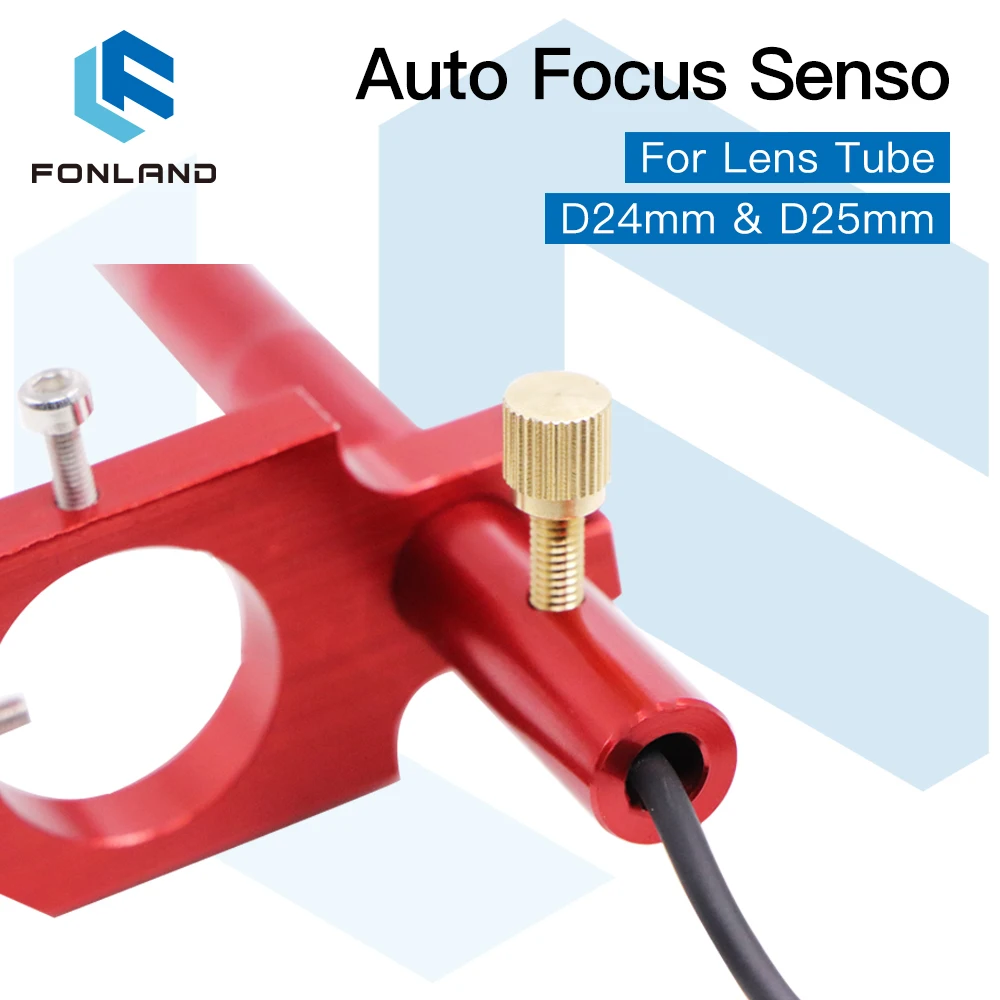 FONLAND Auto Focus Sensor Z-Axis for Automatic Motorized Up Down Table CO2 Laser Engraving Cutting machine