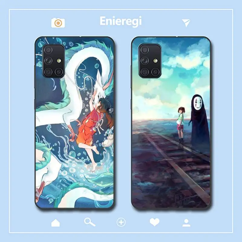 

Miyazaki Hayao Spirited Away Totoro Phone Case for Samsung A51 01 50 71 21S 70 31 40 30 10 20 S E 11 91 A7 A8 2018