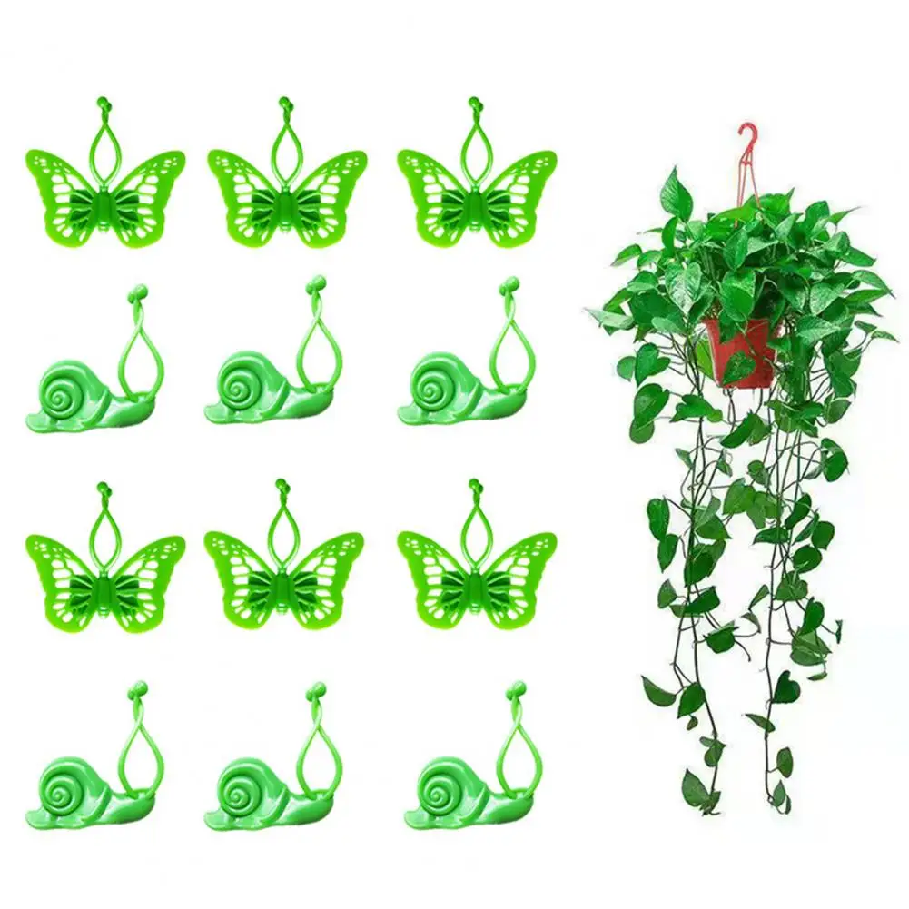 

20Pcs/Set Climbing Plant Clip Cute Shape Lightweight Plant Fixing Sticky Climbing Plant Clip Plant Fixture Clamp for Home